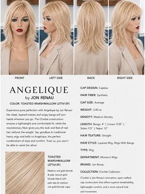 Angelique by Jon Renau in Toasted Marshmallow Blonde